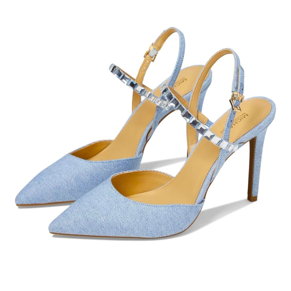 Ava Flex Embellished Denim Pump. Size: 7. NIB